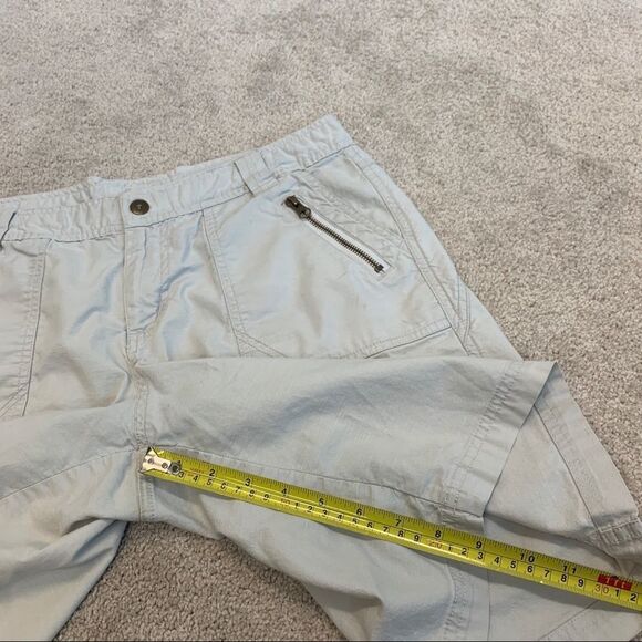 COLUMBIA beige cargo Bermuda shorts Sz 10 - Picture 6 of 8